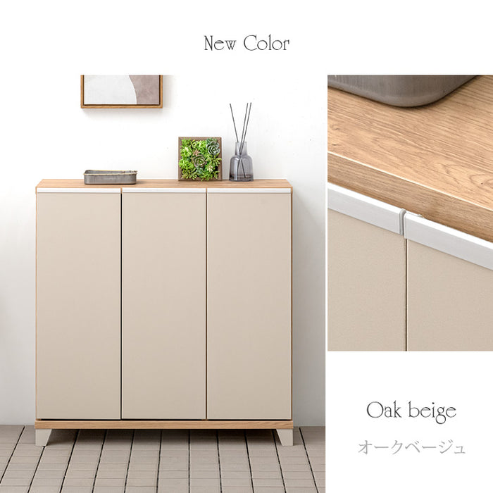 幅90cm 国産 完成品 シューズボックス 洗える可動棚 脱臭 *ピタゴラス-TG*  【超大型商品】 〔24900003〕