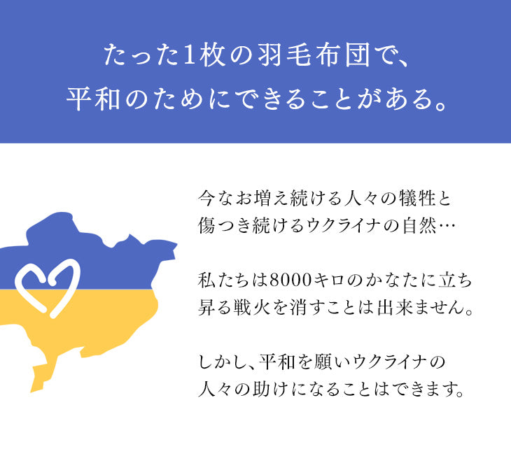 [セミダブル] 羽毛布団 ホワイトダックダウン 93% 日本製 ゴールドラベル ウクライナ産〔39100354〕