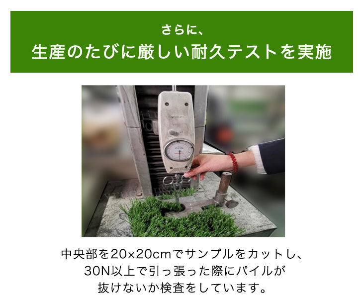 ［54枚セット］ 高耐久 ジョイント式 人工芝＆ウッドタイル 4.8平米用 芝丈25mm 43万本/㎡  30×30cm diy ガーデン〔42300091〕