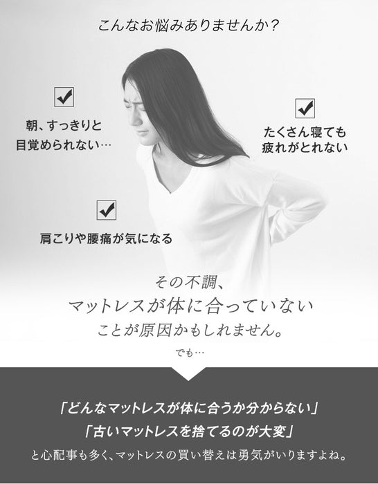 ［ダブル］ 高反発マットレストッパー 厚み2cm メッシュ リバーシブル〔43300073〕