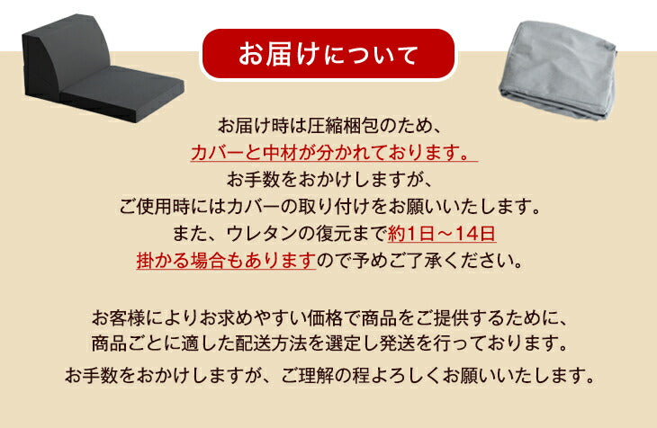 【2P バラ売り】RENEW 洗える カバーリング ローソファ MONICA2Pパーツ〔43300237〕