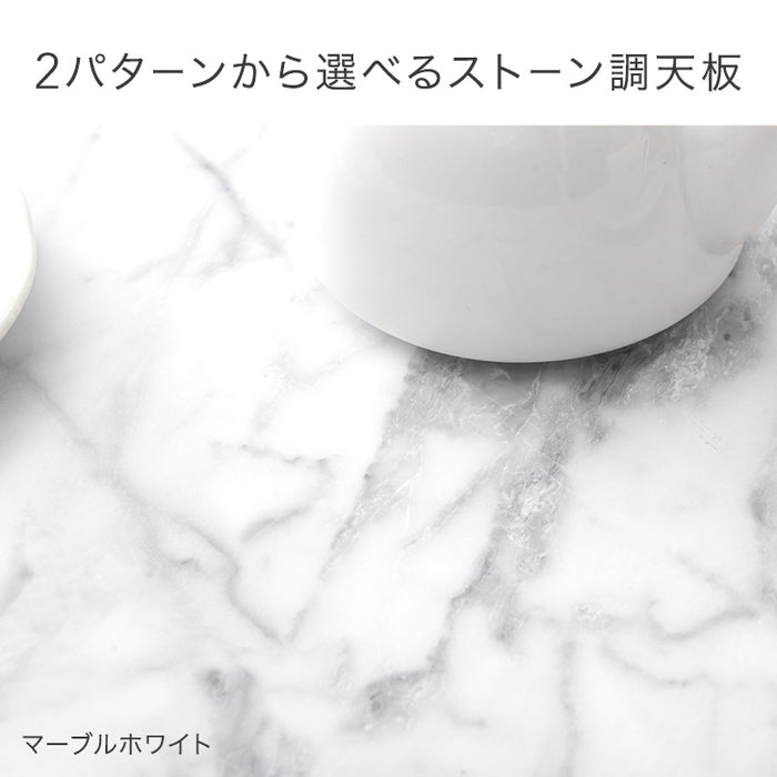 2人掛け ダイニング丸テーブル 幅70cm 単品 コンパクト 大理石調 カフェテーブル〔45400105〕