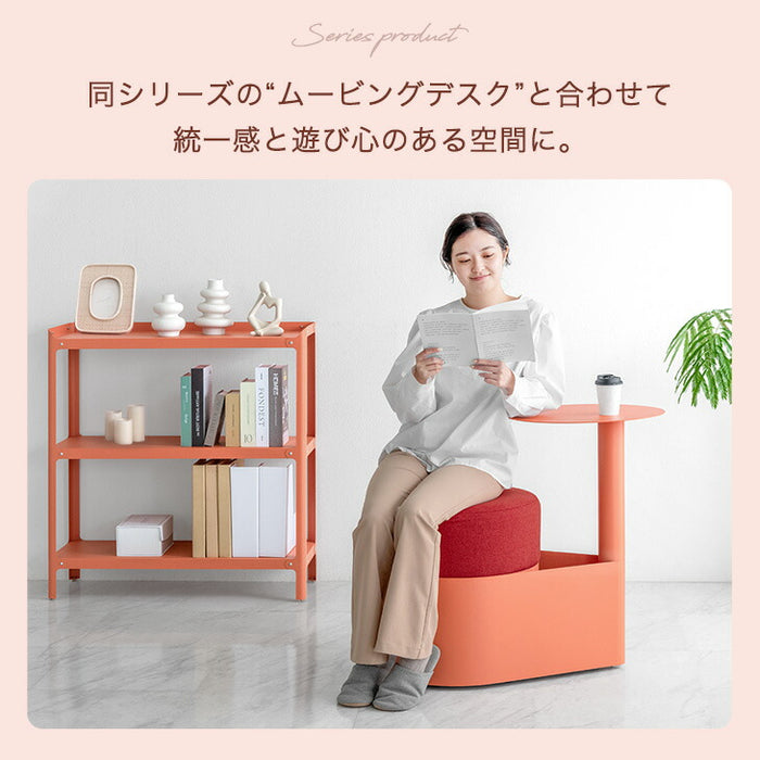 ［幅88cm］オープンシェルフ 3段 薄型 スリム 収納ラック 本棚 オープンラック 〔48100045〕
