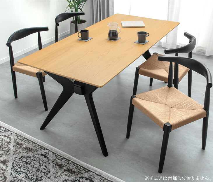 【大決算プライス】［幅160］ダイニングテーブル 天然木 アッシュ 4人掛け【超大型商品】〔49690243〕