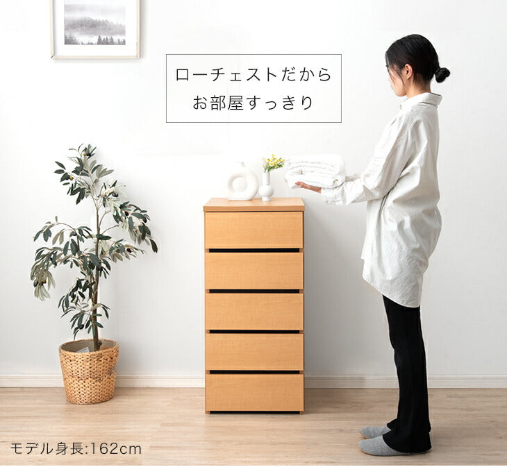 ［幅40］チェスト 6段 国産 完成品 タンス リビング収納 衣類収納 たんす 木製 日本製〔51300173〕