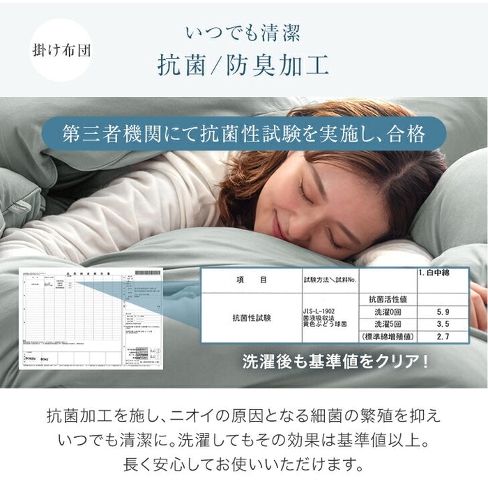 ［シングル］まさに、沼。布団セット 4点 洗える 洗濯ネット付 コンパクト オールシーズン〔62100035〕