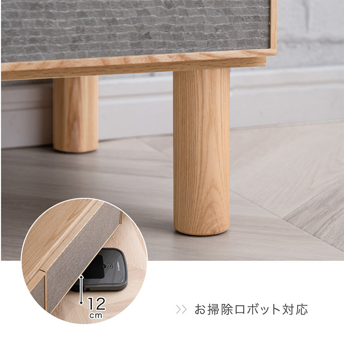 テレビ台 150cm ローボード 完成品 北欧 木製 【超大型商品】 〔71020121〕