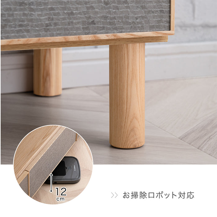 ［幅180cm］テレビ台 完成品 ブリック調 引き出し収納【超大型商品】〔71020122〕
