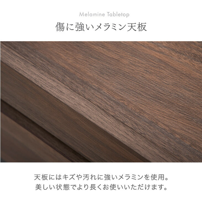 ［幅120cm］キャビネット メラミン天板 完成品 サイドチェスト 扉 収納 木製 サイドボード【超大型商品】〔71050015a〕