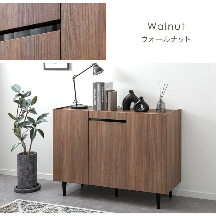［幅120cm］キャビネット メラミン天板 完成品 サイドチェスト 扉 収納 木製 サイドボード【超大型商品】〔71050015a〕