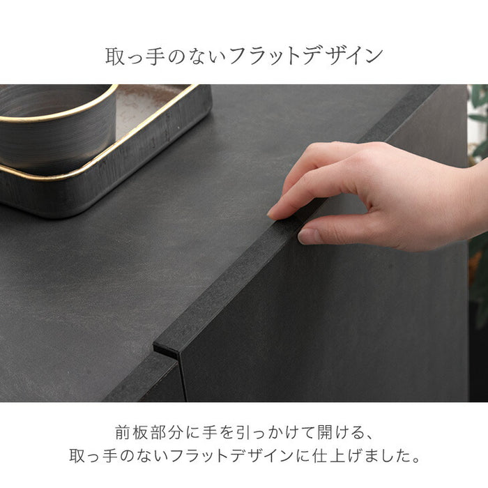 ［幅120cm］キャビネット メラミン天板 完成品 サイドチェスト 扉 収納 木製 サイドボード【超大型商品】〔71050015a〕