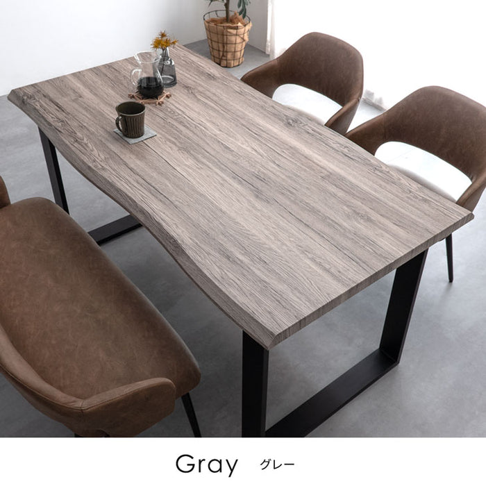 ［幅140］4人掛け ダイニングテーブル4点セット ベンチ ヴィンテージ モダン 北欧【超大型商品】〔72610004〕
