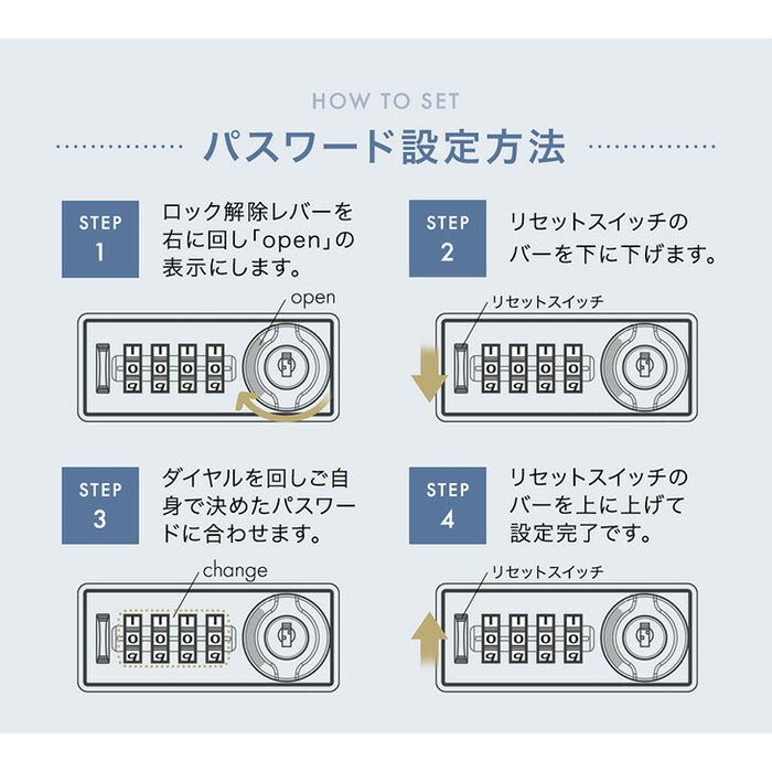ダイヤル錠 デスクワゴン 3段 キャスター付き 完成品 鍵付き 収納 A4ファイル オールロック 大容量  引き出し スリム ペントレー スチール オフィス おしゃれ〔77400012a〕