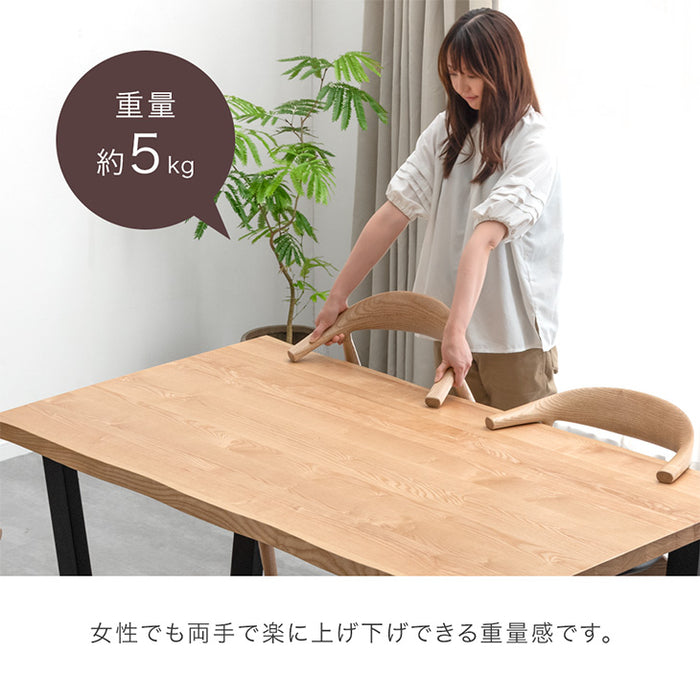 【アウトレット 在庫限り品】［2脚セット］お掃除ロボット対応 ダイニングチェア 完成品 肘付き ハンギング 木製 PVC ファブリック おしゃれ 天然木 無垢材〔80500082〕