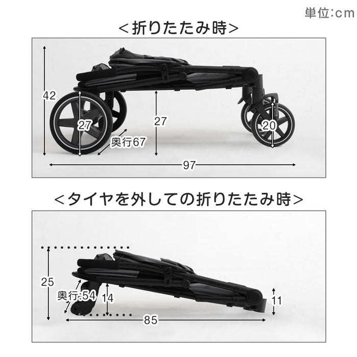 ペットカート 大型犬対応 耐荷重60kg 座面洗える 折り畳み 4輪〔84100001〕