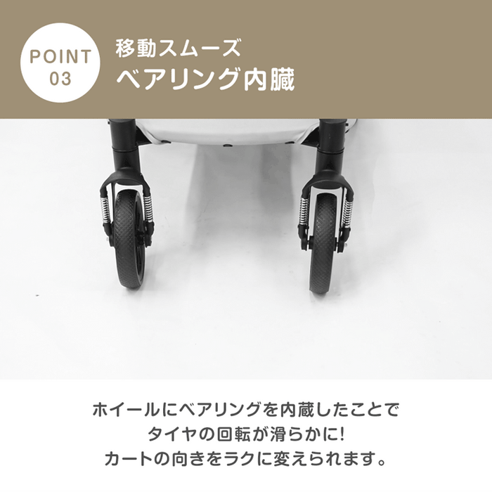 スロープ付き ペットカート 大型犬対応 耐荷重60kg 折り畳み 洗える座面 頑丈 ドックカート〔84100004〕
