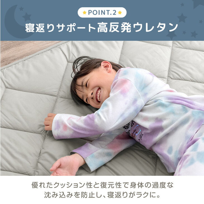 [幅300㎝]高反発 ファミリーマットレス 敷きパッド付き 抗菌 防臭 低ホル マットレス厚8cm〔85500051〕