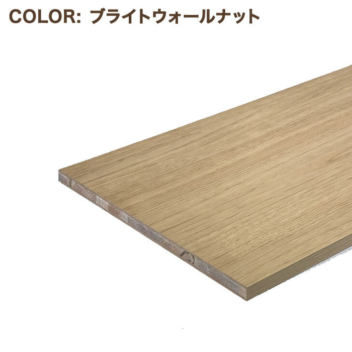 1mm単位のサイズオーダー 国産棚板 カラー棚板 フリーサイズ 日本製【全4面】〔88107912b〕