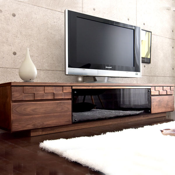 幅210cm 国産 完成品 テレビ台 *ゼウス-TG*【搬入設置込み】 【超大型商品】 〔99901972〕