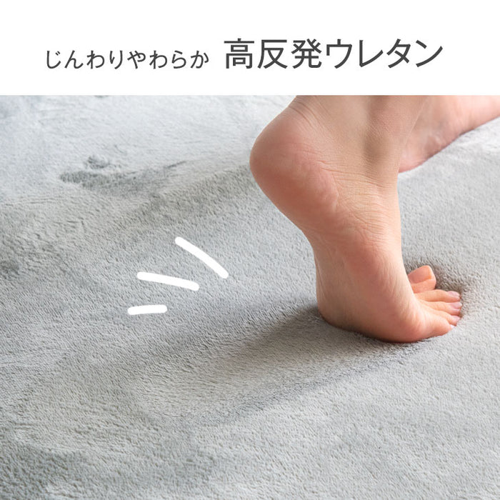 ［3畳用］200×250cm 高反発ラグ ホットカーペット 2点セット 滑り止め付〔30300020〕