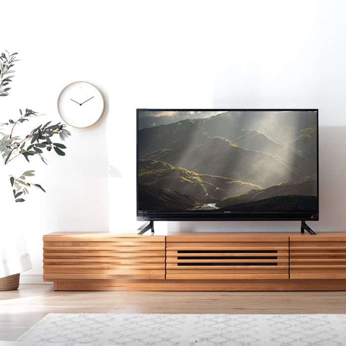 ［幅180cm］アルダー無垢 国産 完成品 テレビ台 ロ－タイプ *ダリア-TG*  【超大型商品】 〔38700009〕