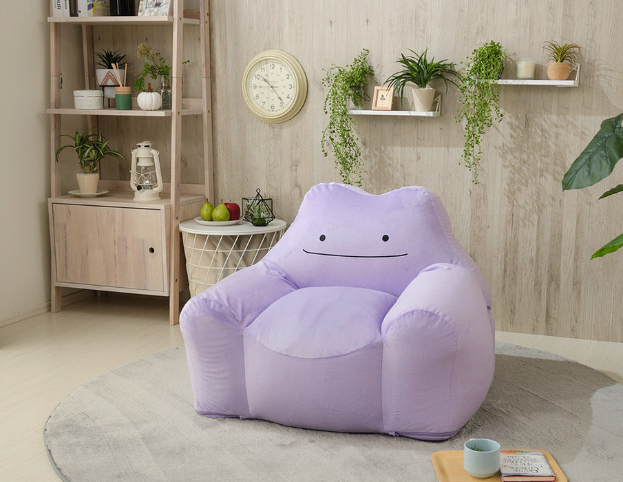 ポケモン メタモン ビーズクッション ソファー 日本製 一人掛け クリスマス プレゼント ポケットモンスター 〔44030184〕