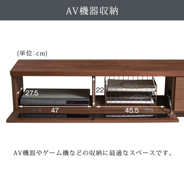 ［幅180cm］テレビ台 奥行き30cm 国産 完成品 ロータイプ 引き出し 木製 大川家具〔17010076〕