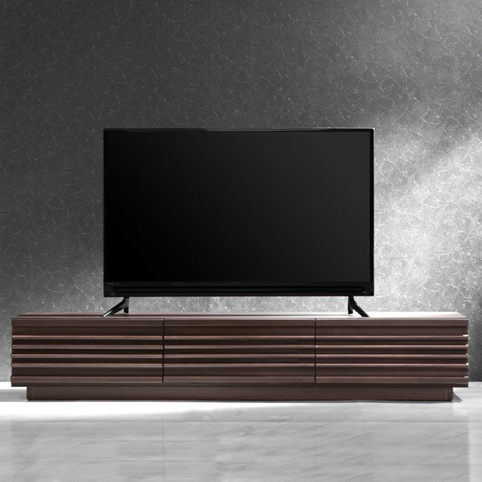幅150cm アルダー無垢 国産 完成品 テレビ台 ロータイプ *ダリア-TG*【超大型商品】〔38700008〕