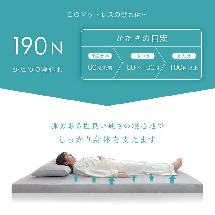 ［ダブル］高弾性でワンランク上の睡眠を 布団セット 9点セット 高弾性マットレス 枕 掛敷布団 防カビ 抗菌 防臭 収納ケース 吸湿 発熱〔62100003〕