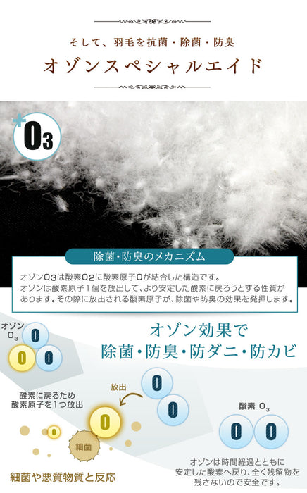 [セミダブル] 羽毛布団 大増量1.6kg 羽毛布団 ポーランド産マザーグースダウン95% CILプラチナラベル 二層キルト 超長綿360番手 484dp かさ高200mm以上 10年保証 日本製 〔10119318〕