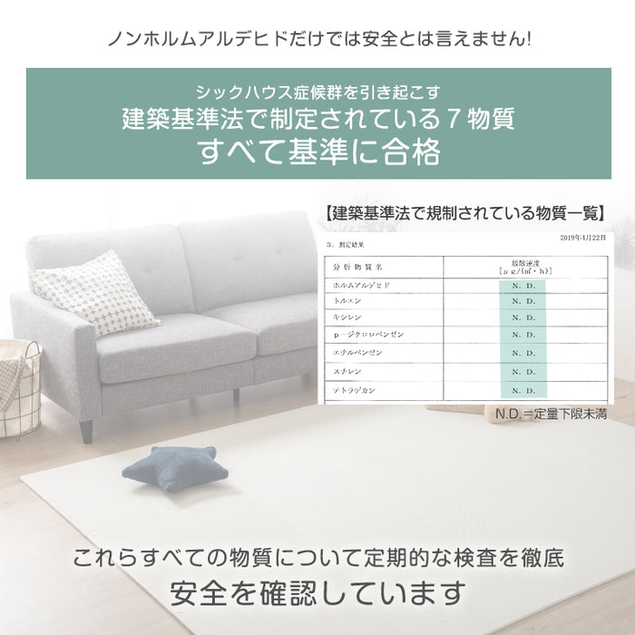 ≪144万set突破≫［3畳］ジョイントマット 16枚 大判59cm 1級防音 抗菌 防臭 7物質検査 床暖房対応 おしゃれ プレイマット〔18700011〕