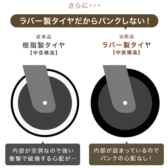 ［100L］キャリーカート ノーパンクタイヤ 折りたたみ 耐荷重150kg アウトドアワゴン〔45600000〕