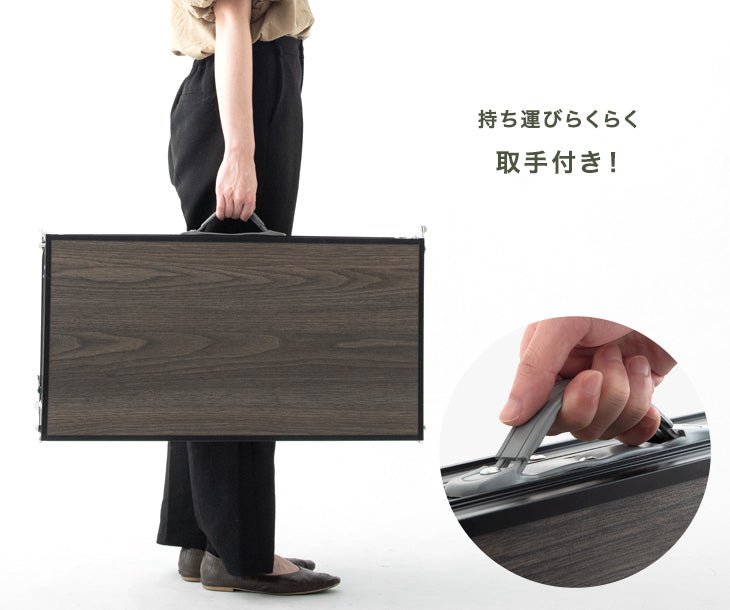 置くだけでワゴンがテーブルに！ 当店200Lキャリーワゴン専用 テーブルトップ & チェア 2脚セット 【商品番号：45600002専用】〔75200041〕