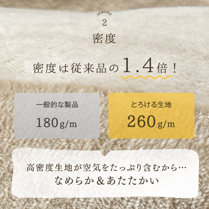 ［シングルロング］毛布になる とろけるような布団カバー スリット入り 洗える 掛布団〔61140516〕