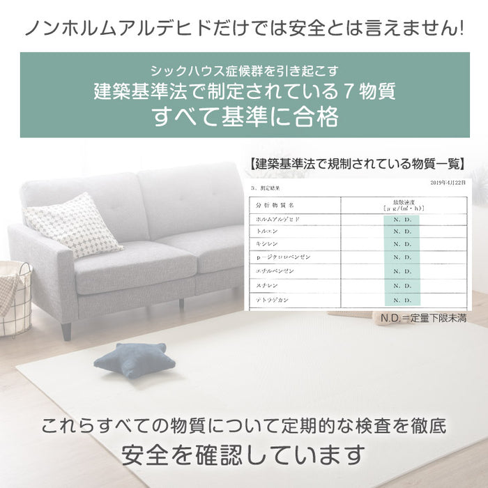 ≪144万set突破≫［12畳］ジョイントマット 64枚 大判59cm 1級防音 抗菌 防臭 7物質検査 床暖房対応 おしゃれ プレイマット〔18700008〕