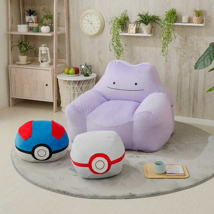 ポケモン メタモン ビーズクッション ソファー 日本製 一人掛け クリスマス プレゼント ポケットモンスター 〔44030184〕