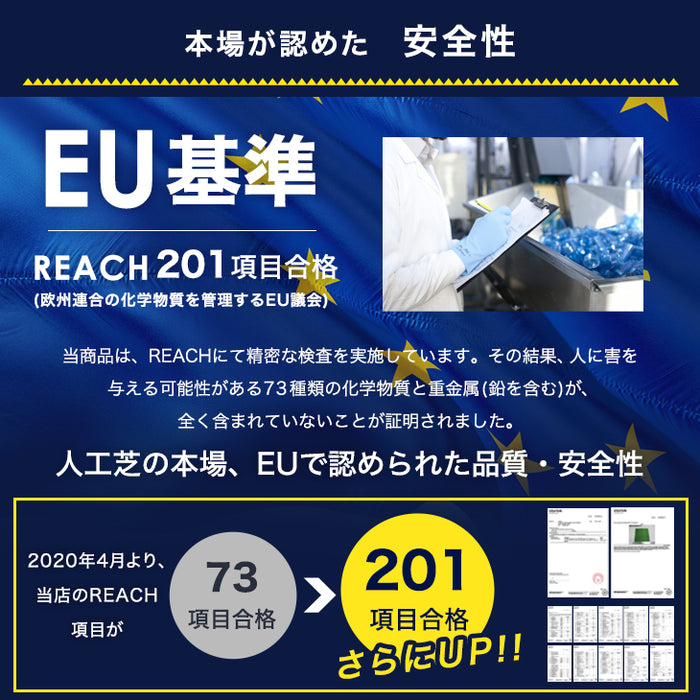 ［1m×20m］2個セット 32万枚突破 高耐久 人工芝 芝丈35mm 高密度44万本/㎡ ロール diy ガーデン〔50900008〕