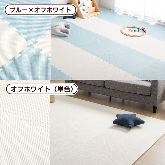 ≪144万set突破≫［3畳］ジョイントマット 16枚 大判59cm 1級防音 抗菌 防臭 7物質検査 床暖房対応 おしゃれ プレイマット〔18700011〕