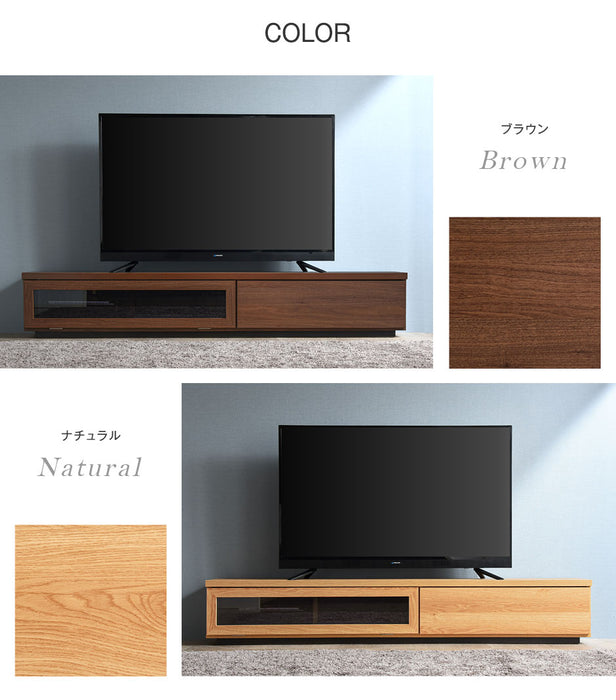 ［幅180cm］テレビ台 奥行き30cm 国産 完成品 ロータイプ 引き出し 木製 大川家具〔17010076〕