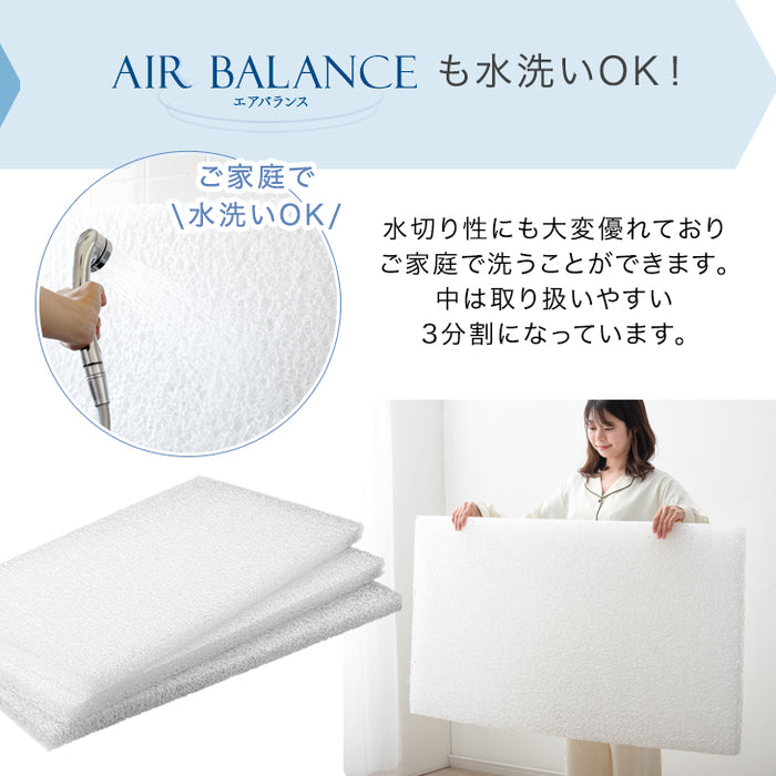 [シングル] 全部洗える 敷布団 100×200cm 3層 通気性 帝人 ウォシュロン (R)  高反発敷き布団 テイジン〔26700105〕