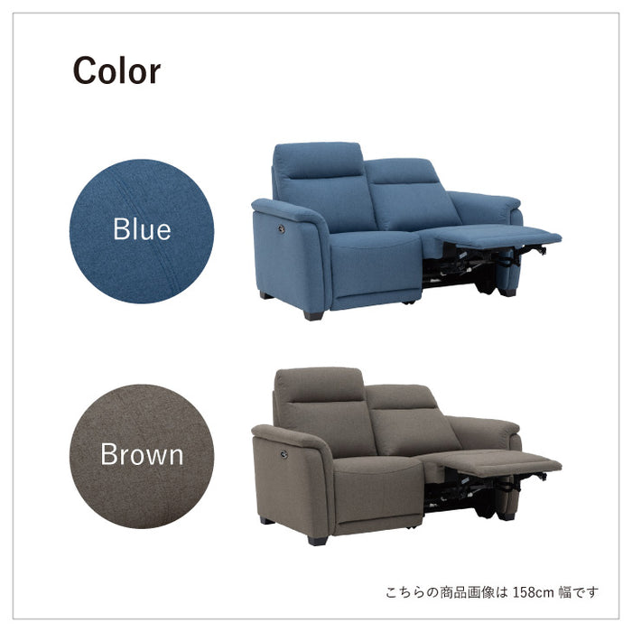 3人掛け 電動リクライニング ソファ 撥水 高耐久 ファブリック【超大型商品】【搬入設置込み】〔78200005〕