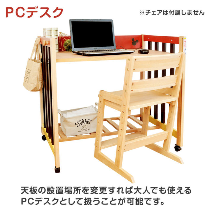 国産 5way ベビーサークル 日本製 大川家具 ベビーベッド ディズニー〔17010087〕