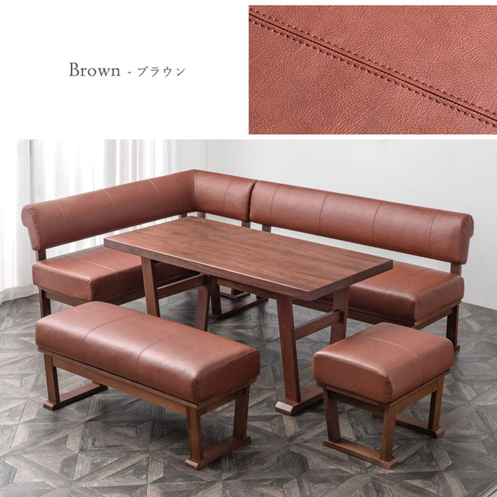 【アウトレット 在庫限り品】ダイニングテーブル 単品 150×70 ブラウン  【超大型商品】【搬入設置込み】〔1831006600〕