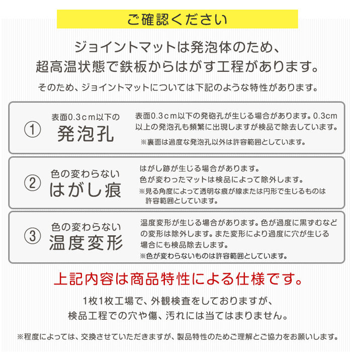 12畳  木目調 ジョイントマット 64枚 大判59cm 極厚20mm 靴下でも滑りにくい 抗菌 防音 〔31800006〕