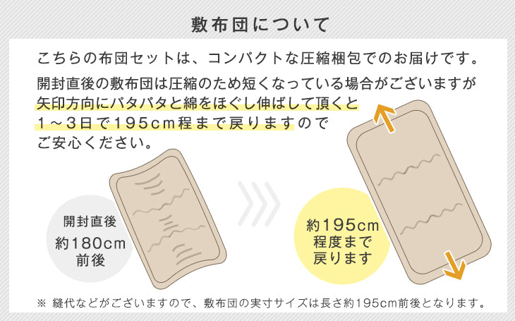 [シングル] 累計39万セット突破！布団セット 掛布団 敷き布団 枕 カバー 7点 超増量2.0kg! 抗菌 防臭〔61190054〕