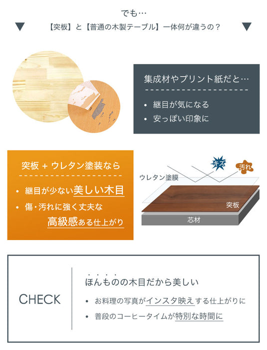 ［幅120㎝］4人掛け ダイニングテーブル4点セット 長方形  チェア 天然木 〔49600023〕