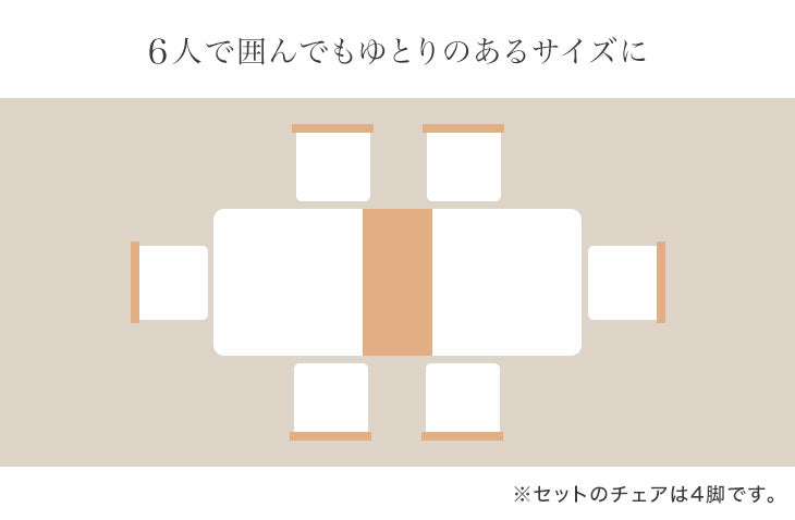 4人掛け 幅150-190cm ワンタッチ 伸長式 ダイニングテーブル5点セット 折りたたみ 折り畳み【超大型商品】〔33010088〕