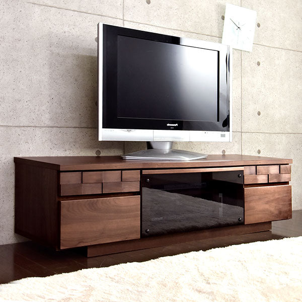 幅150㎝ 国産 完成品 テレビ台 *ゼウス-TG*  【超大型商品】 〔36800002〕