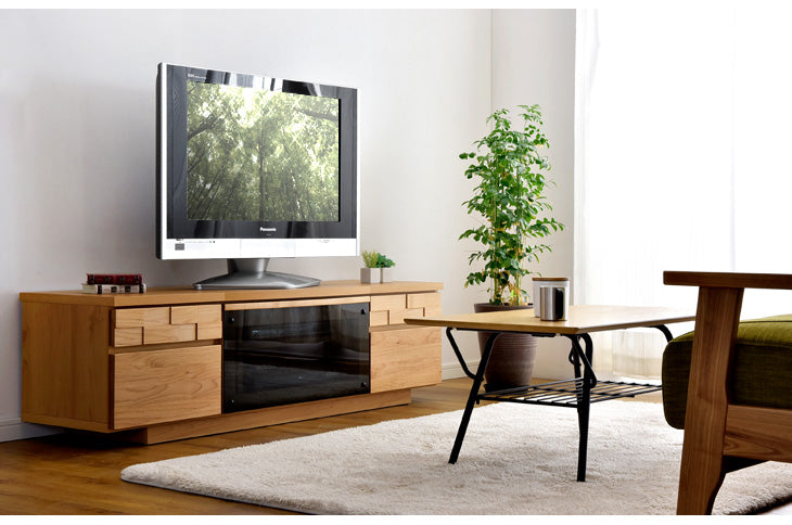 幅150㎝ 国産 完成品 テレビ台 *ゼウス-TG*  【超大型商品】 〔36800002〕