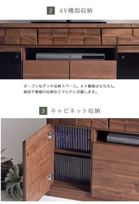 ［幅120］完成品 ハイタイプ テレビ台 国産 無垢材 木製 日本製 北欧 おしゃれ テレビボード【超大型商品】〔36800006〕